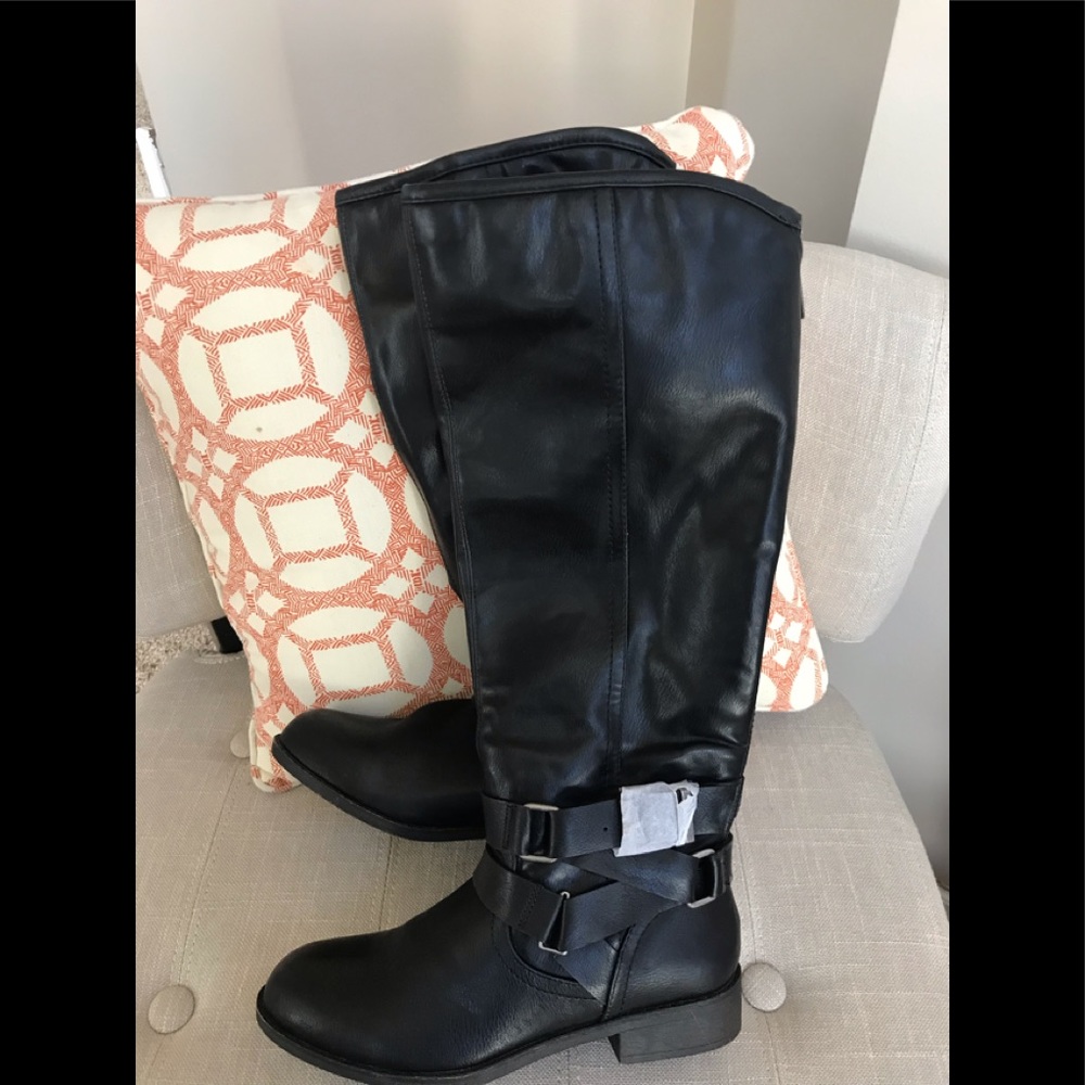 Madden girl tall black boots